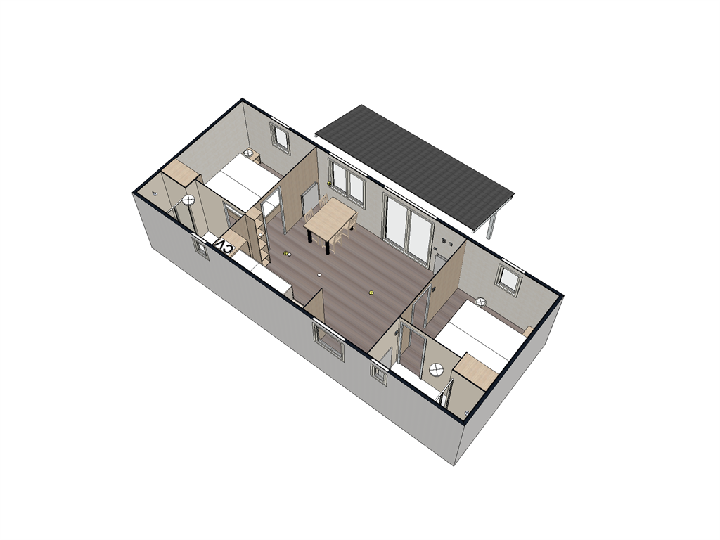 plattegrond dommelchalet